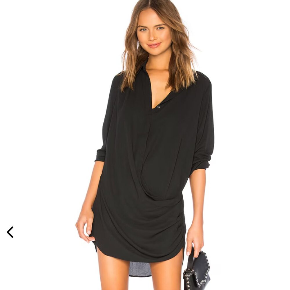 Revolve (Krisa) Drape Button Front Mini - Size M - image 2